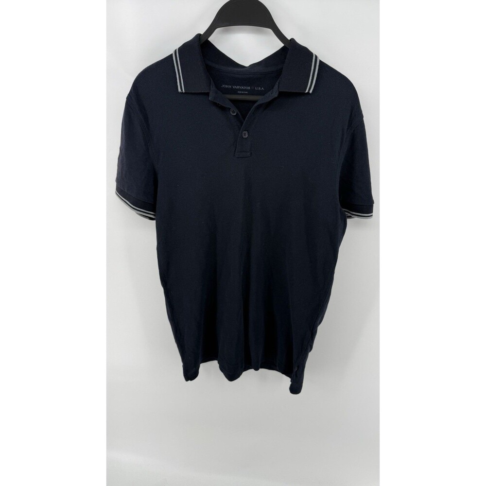 John Varvatos USA Polo Shirt Mens Size Small Sz S Short Sleeve Cotton Casual